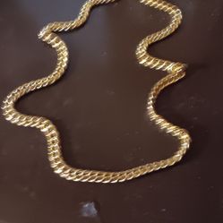 18" Brazilian Gold Chain 18/24k