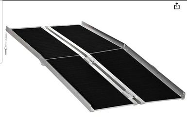 Folding Aluminum Threshold Ramp 6FT