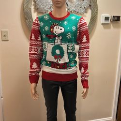 Peanuts Snoopy Christmas Sweater Available In Size Small And Medium