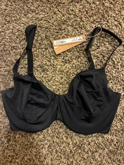 NWT SKIMS Smoothing Intimates Unlined Full Coverage Bra Onyx 32DD $56 MSRP