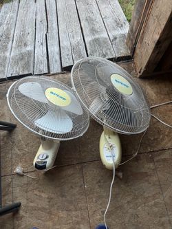 Hurricane Wall Mount Fans – Set of 3