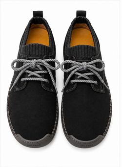 Black Lace-Up Casual Shoes  Size 9