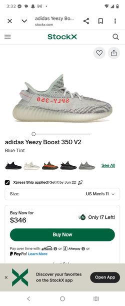 Yeezy blue tint