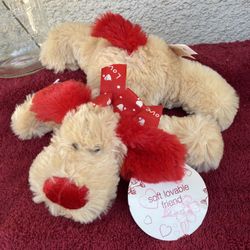 Valentines Day Puppy Plush Dog.