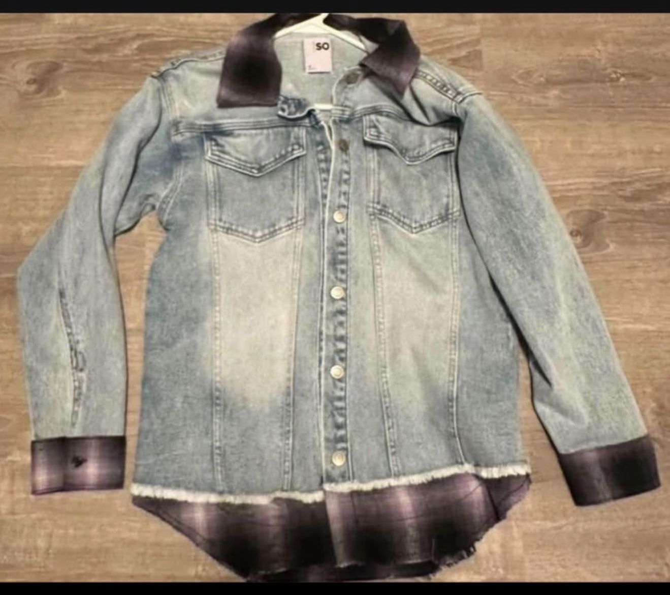 Womens Jean Jacket Size Med Brand New