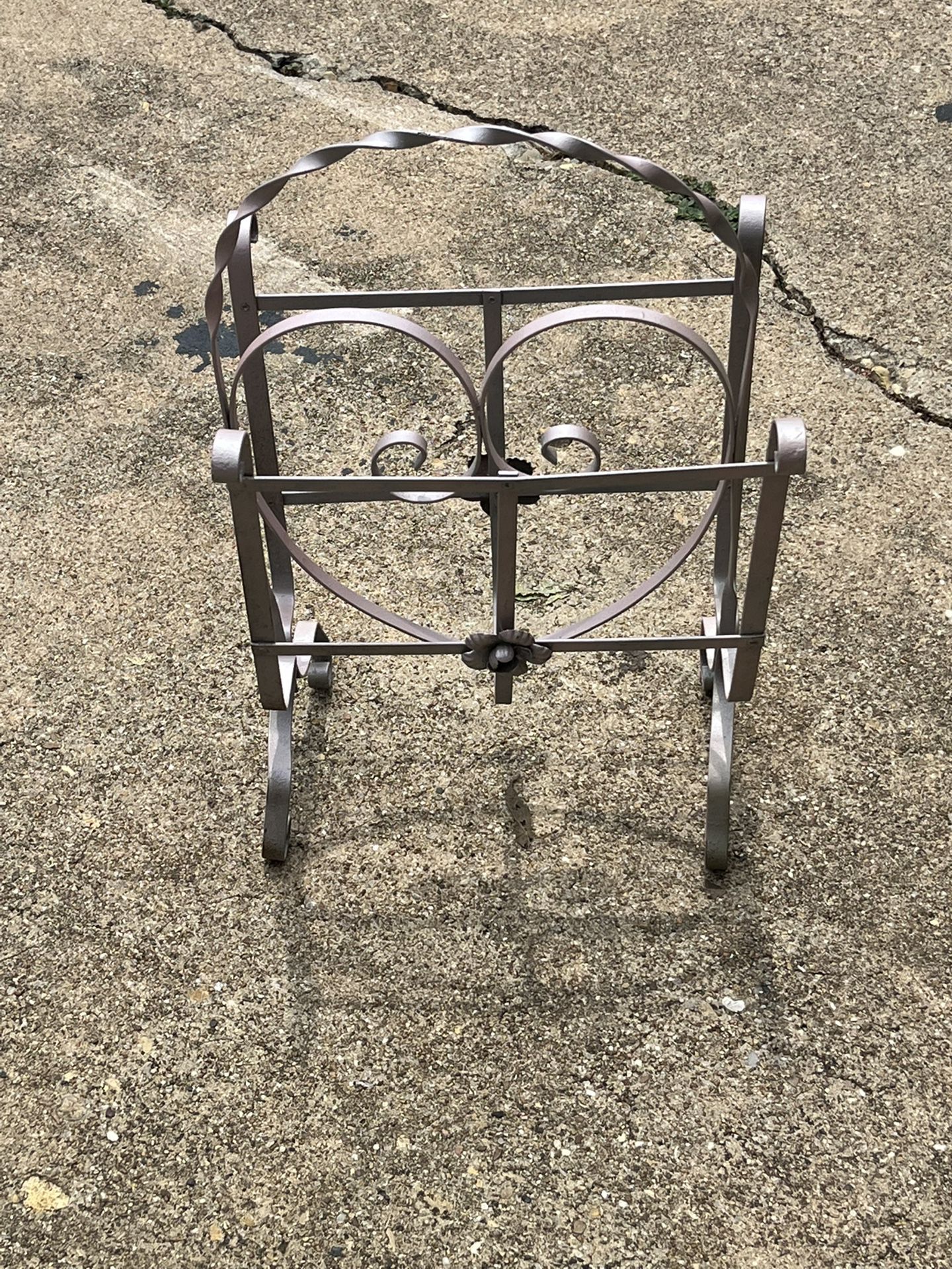 Antique Magazine Rack Or Great For Baking Pans Size 18” X 10