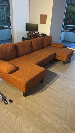 Orange Sectional Sofa
