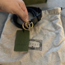 Belt GG Auténtic Size Large Or X Large With Dusty Bag And Box ! 