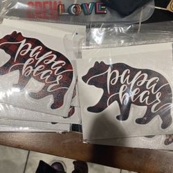 Mama Bear And Papa Bear Stickers