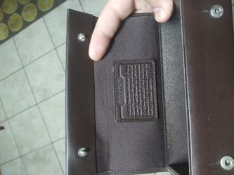 Genuine Coach leather frames. Cover