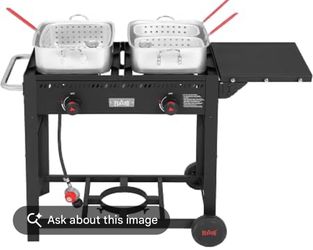 FEASTO Outdoor Mobile Dual-Tank Gas Fryer