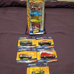 Hot Wheels City 5 Pack With Maisto Cars Lot