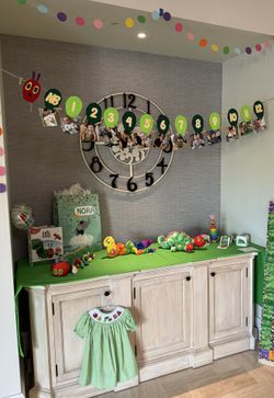 Very hungry caterpillar birthday party decor