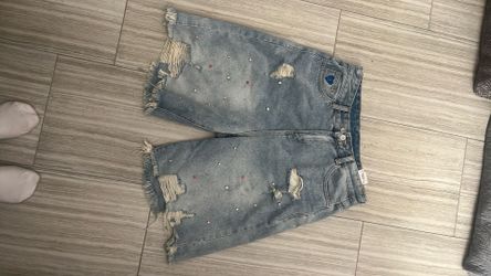Alfric Edin Rhinestone jorts