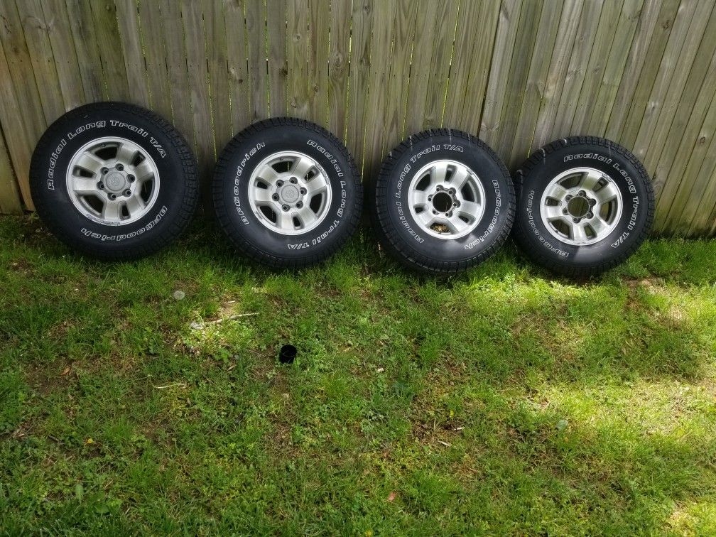 Toyota tacoma rims/tires