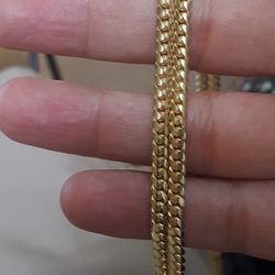 10k Solid Cuban Link Chain 4mm 26 Grams