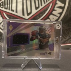 D.J. Moore Uniform Patch Card Numbered To 75
