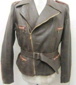 1940s GERMAN MOTORCYCLE JACKET