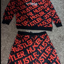 $60 Hustlers XL Hoodie & Shorts