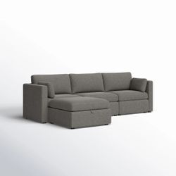 Sectional With Storage Ottoman