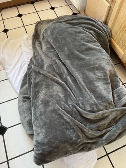 Weighted blanket. Cuddle up in chair or lay over you while sleeping