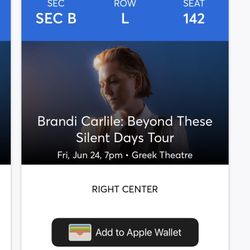 Brandi Carlile @ The Greek 6/24 SOLD OUT SHOW