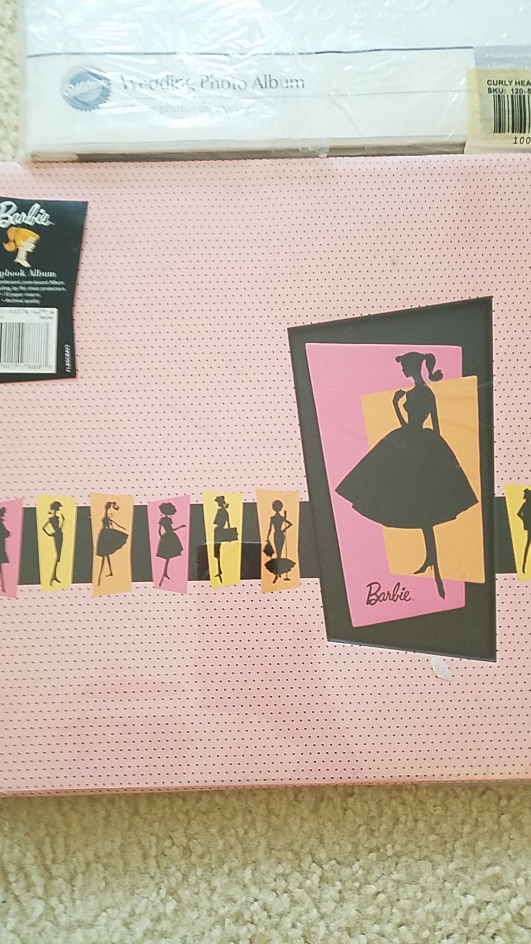 Wedding and Barbie scrapbook