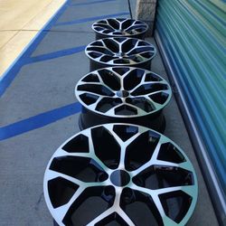 New 22x9 Wheels No Tires 6x139.7 No Tires