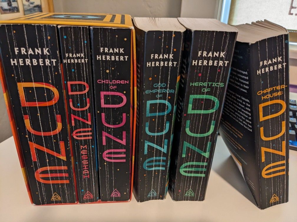 Dune Books 1 To 6 Frank Herbert Paperback