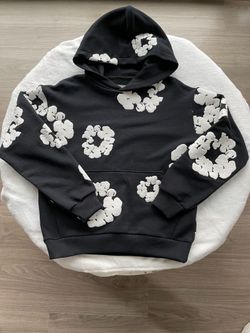 Denim Tears Cotton Wreath Hoodie-Black 