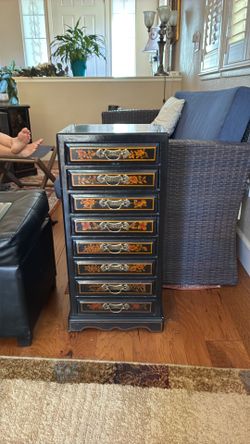 Solid wood oriental end tables