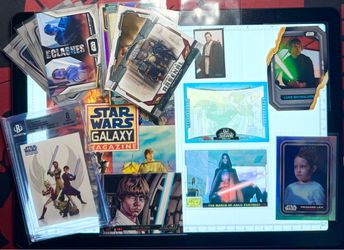 Star Wars BGS slab, Jumbo Postcard & Cards Lot