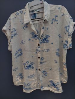Womens linen summer shirt