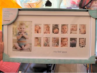 First year photo frame