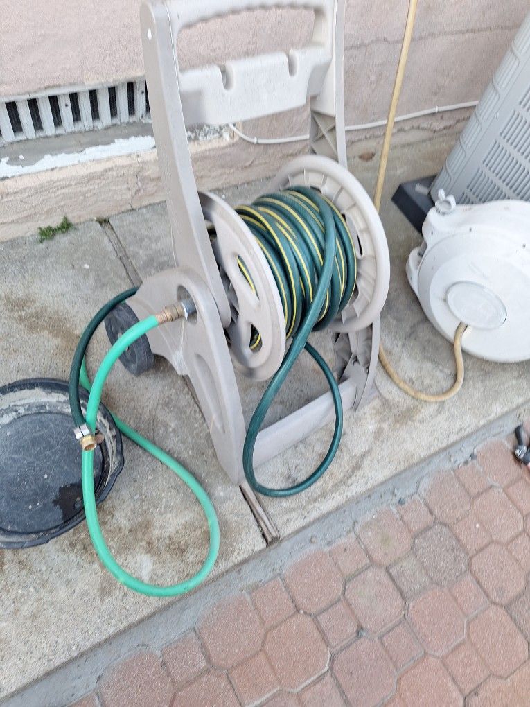 Manguera Con Su Enrrollador