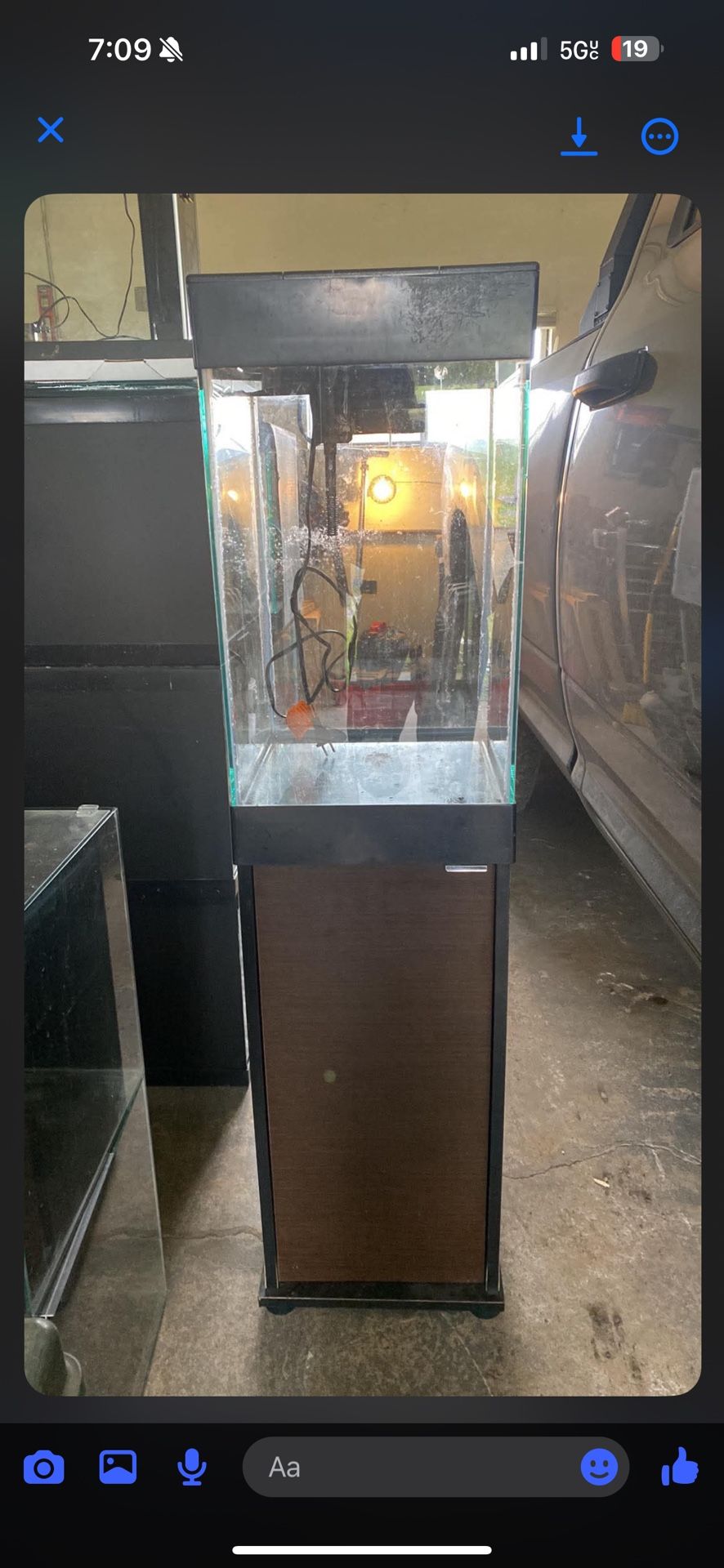 Fish tank with eveything you need!!