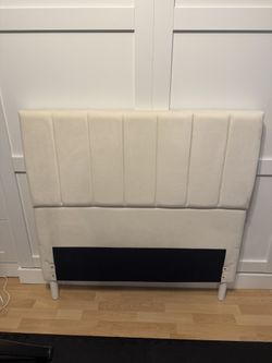 Twin Size Beige Headboard