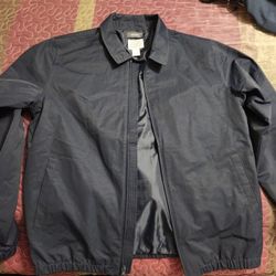 St John's Bay Lightweight Windbreaker Jacket Mens Size Medium NEW