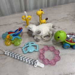 π’ Baby Teether & Rattle Toy Bundle β 8-Piece Set