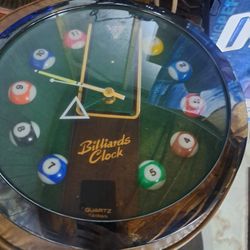 BILLIARD CLOCK 