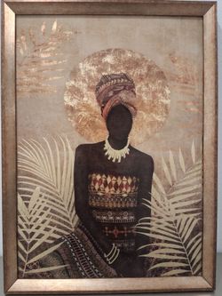 African Gold Toned Picture