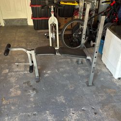  $30 Gold’s Gym, Weightlifting Bench Press For Sale