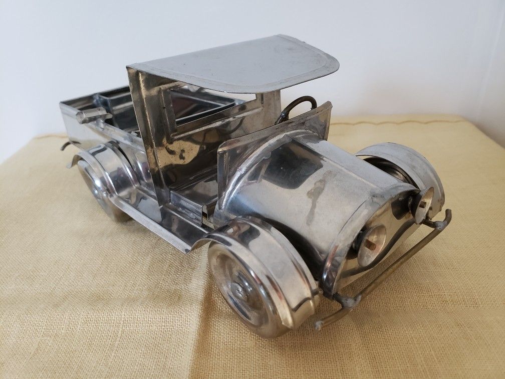 Scrap Metal Art Tin Car Sculpture