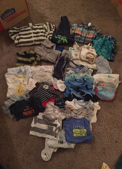Lot of Baby Clothes 0-9 mos.