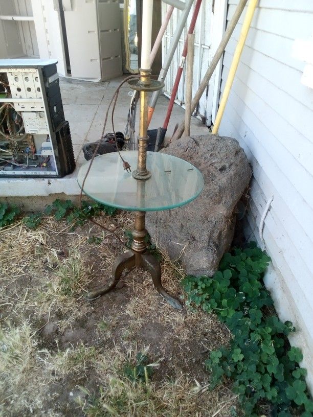 Antique Brass Table