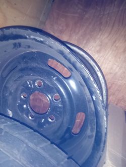 Rally rims off 1983 Chevy Corvette all 4 rims center caps as is 3 beute rings