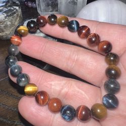 Multi Color Tiger Eye Bracelet