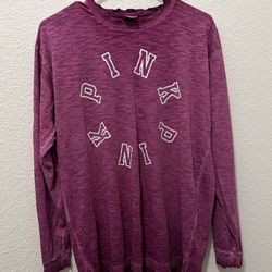 Victoria’s Secret PINK - Small purple long sleeve logo tee shirt