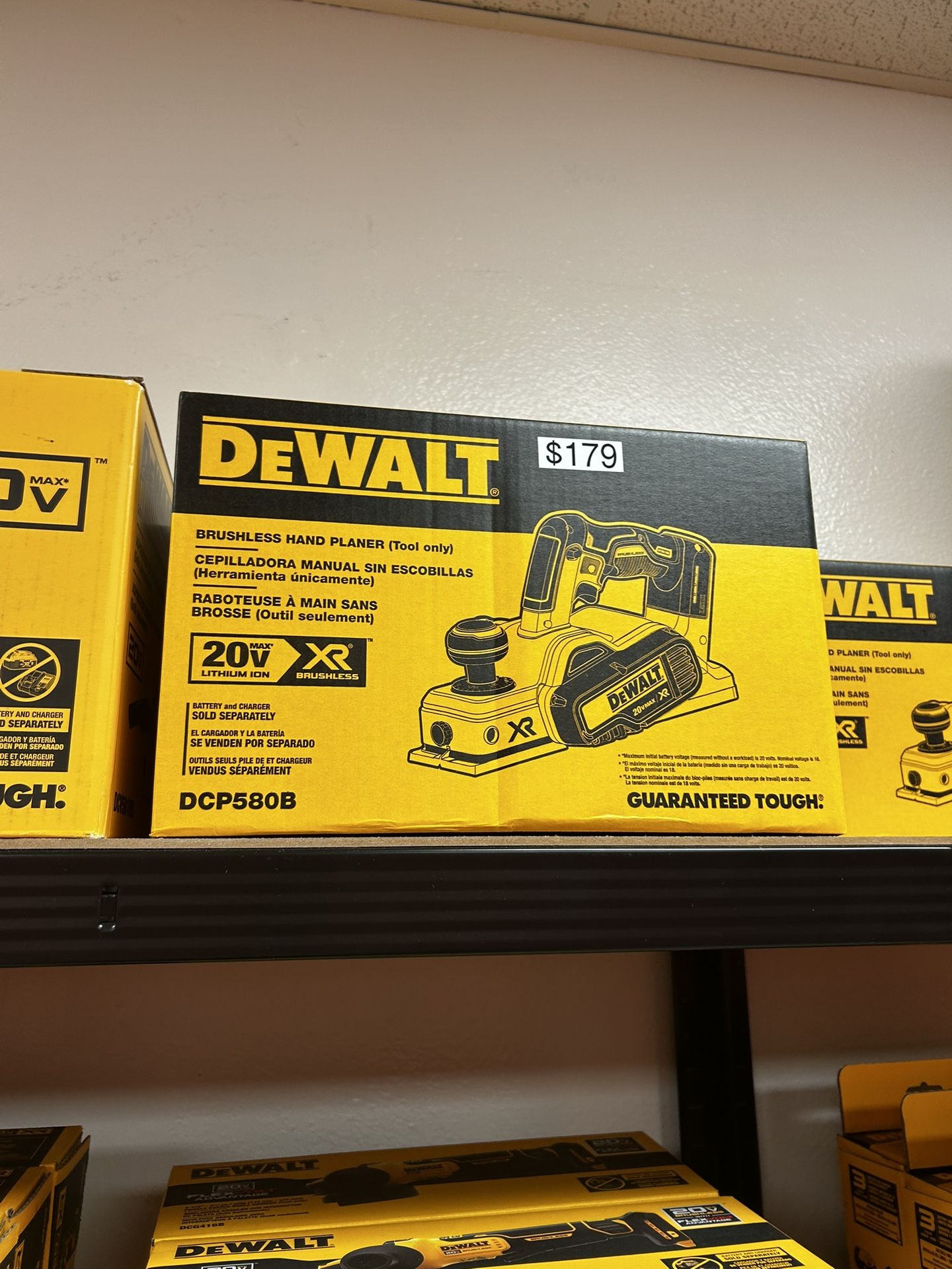 Dewalt Brushless Hand planer Tool Only
