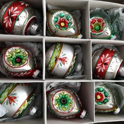 Christopher Radco Shiny Brite Christmas Ornaments 